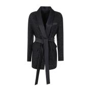 Kimono Jas in Elegante Stijl Max Mara , Black , Dames