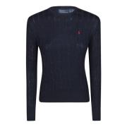 Round-neck Knitwear Polo Ralph Lauren , Blue , Dames