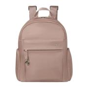 Roze Nylon Rugzak met Meerdere Zakken Samsonite , Pink , Dames