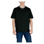 Katoenen T-shirt korte mouwen lente/zomer Armani Exchange , Black , He...