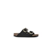 Arizona Big Buckle Sandalen Birkenstock , Black , Dames