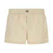 Zand Polyester Zwembroek Dolce & Gabbana , Beige , Heren