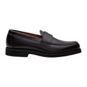 Zwarte Leren Mocassin Loafers Sebago , Black , Heren