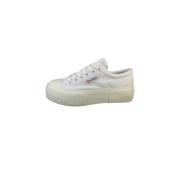 Veterschoenen Wit Superga , White , Dames