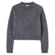 Casual Gebreide Trui Jil Sander , Gray , Dames