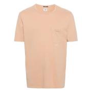 Geverfde Zak T-Shirt C.p. Company , Beige , Heren