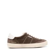 Soul Star Suede Lage Top Sneakers Golden Goose , Brown , Heren