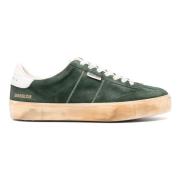 Soul Star Suede Sneakers Golden Goose , Green , Heren