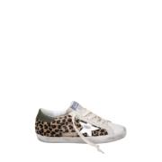 Klassieke Horsy Bovenwerk Leren Sneakers Golden Goose , Multicolor , D...