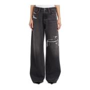 Denim 1996 D-Sire Broek Diesel , Gray , Dames