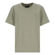 Groene Katoenen Crewneck T-shirt voor Vrouw A.p.c. , Green , Dames