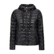 Hooded Jacket voor mannen Herno , Black , Dames