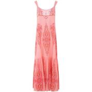 Roze Jurk met Wijd Uitlopende Zoom Etro , Pink , Dames