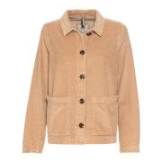 Stijlvolle Blazer voor Mannen Camel Active , Beige , Dames