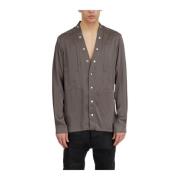 Larry Pogpocket Dust Overhemd Rick Owens , Gray , Heren