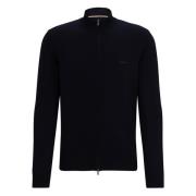 Stijlvolle Cardigan voor Mannen Hugo Boss , Blue , Heren