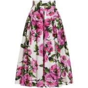 Midi Print Rok Dolce & Gabbana , Multicolor , Dames