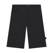 Zwarte Klassieke Shorts met Zakken Courrèges , Black , Heren