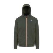 Stijlvolle hoodie voor mannen en vrouwen K-Way , Green , Heren