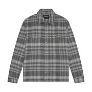 LS Geweven Shirts Geborstelde Tartan Overshirt Lyle & Scott , Multicol...