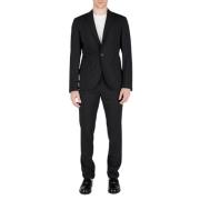 Navy Tokyo Stretch Wollen Pak Dsquared2 , Black , Heren