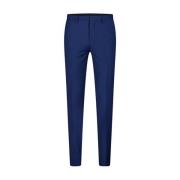 Slim-Fit Wollen Mix Pak Broek Hugo Boss , Blue , Heren