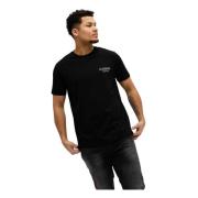 5D F046 Jersey T-shirt Heren Zwart Iceberg , Black , Heren