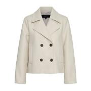 Vincemia Korte Jas Vero Moda , White , Dames