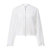 Stijlvolle Blouson met Moderne Accenten Milestone , White , Dames