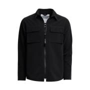 Mat Waterdicht Overshirt Stutterheim , Black , Heren