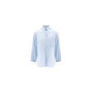 Cotton Parachute Fabric Shirt Herno , Blue , Dames