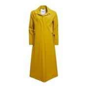 Matte Lange Regenjas met Aqua-Guard Zakken Stutterheim , Yellow , Dame...