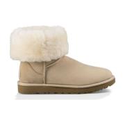 Beige Warme Enkellaarzen voor Vrouwen UGG , Beige , Dames