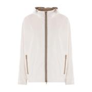 Witte Technische Windbreaker met Heraldiek Logo Brunello Cucinelli , W...