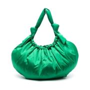 Grote Hobo Schoudertas Ganni , Green , Dames