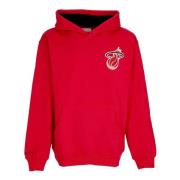 Miami Heat Vintage Logo Hoodie Mitchell & Ness , Red , Heren