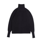 Merino Roll-neck Sweater Stutterheim , Black , Unisex