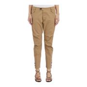 Katoenen Ranger Broek Dsquared2 , Beige , Dames