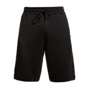 Wollen Shorts met Logodetail Burberry , Black , Heren