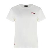 Katoenen T-shirt Ralph Lauren , White , Dames