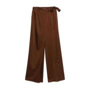 Stijlvolle Broek met Uniek Ontwerp Ermanno Scervino , Brown , Dames