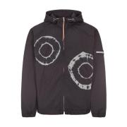 Tie-Dye Windcheater Jack Aries , Black , Heren