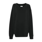 Oversized Katoenen Sweatshirt Grafische Print Ronde Hals Maison Margie...