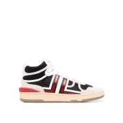 High-Top Sneakers met Suede Detail Lanvin , Multicolor , Dames