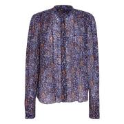 Midnight Blouse met Bloemenprint Isabel Marant Étoile , Blue , Dames