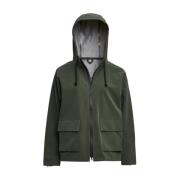 Matte Zip Regenjas Stutterheim , Green , Dames