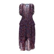 Asymmetrische Zoom Midi Jurk Vrouwen Isabel Marant Étoile , Purple , D...