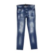 Katoenen Denim Jeans met Vernietigend Effect Philipp Plein , Blue , He...