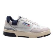 Witte en blauwe suède sneakers Autry , Multicolor , Heren