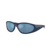 Vlam Motief Gepolariseerde Zonnebril Arnette , Blue , Unisex